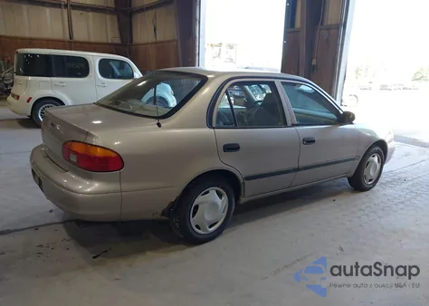 2000 Chevrolet Prizm z USA, uszkodzony, nr VIN 1Y1SK5281YZ435776